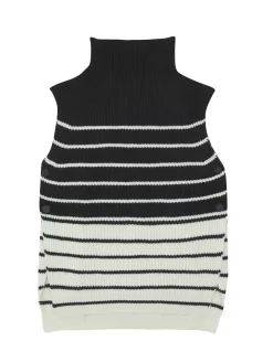 Kujten Sweaters & Sweatshirts>Women Funnel Neck Cashmere Sweater Noir