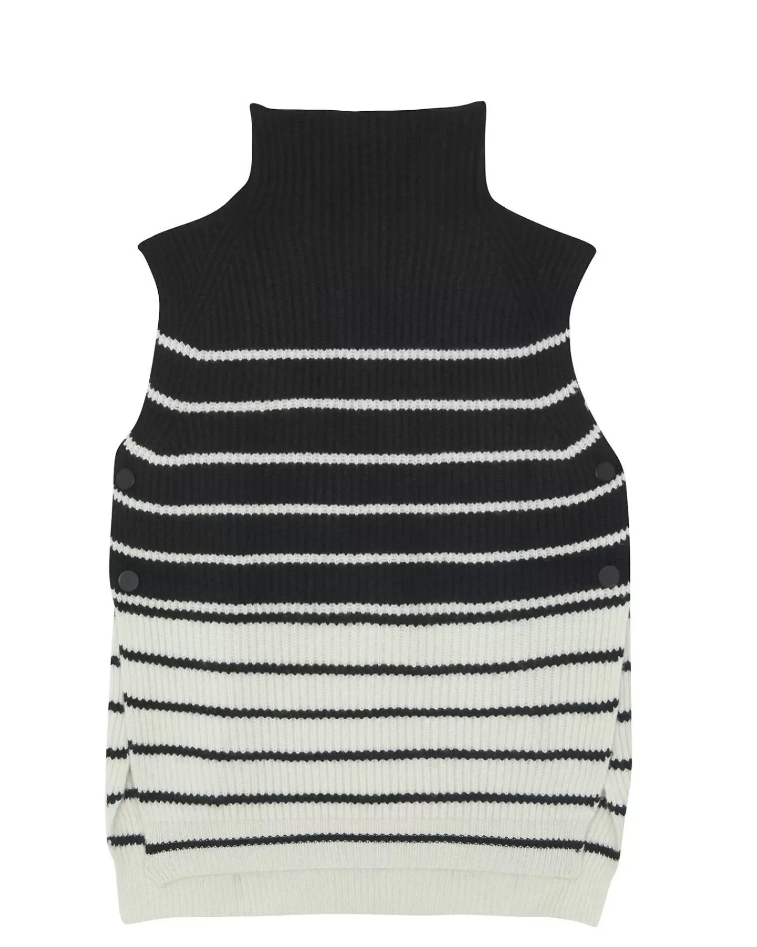Kujten Sweaters & Sweatshirts>Women Funnel Neck Cashmere Sweater Noir