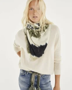 Kujten Sweaters & Sweatshirts>Women Turtleneck Cashmere Sweater Blanc